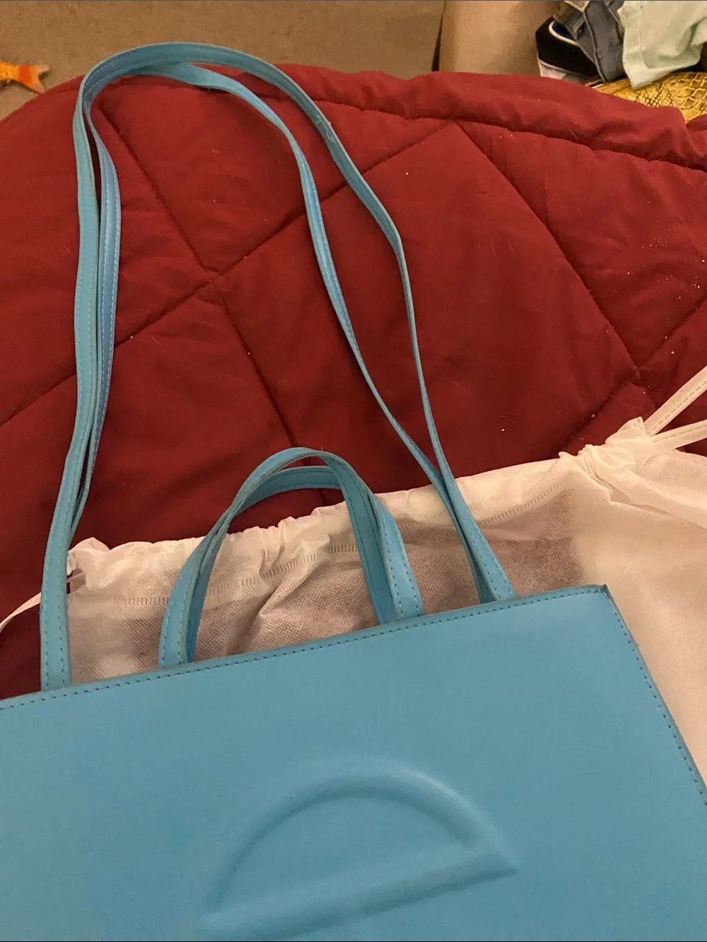 Telfar Sky Blue Small Shopping Tote